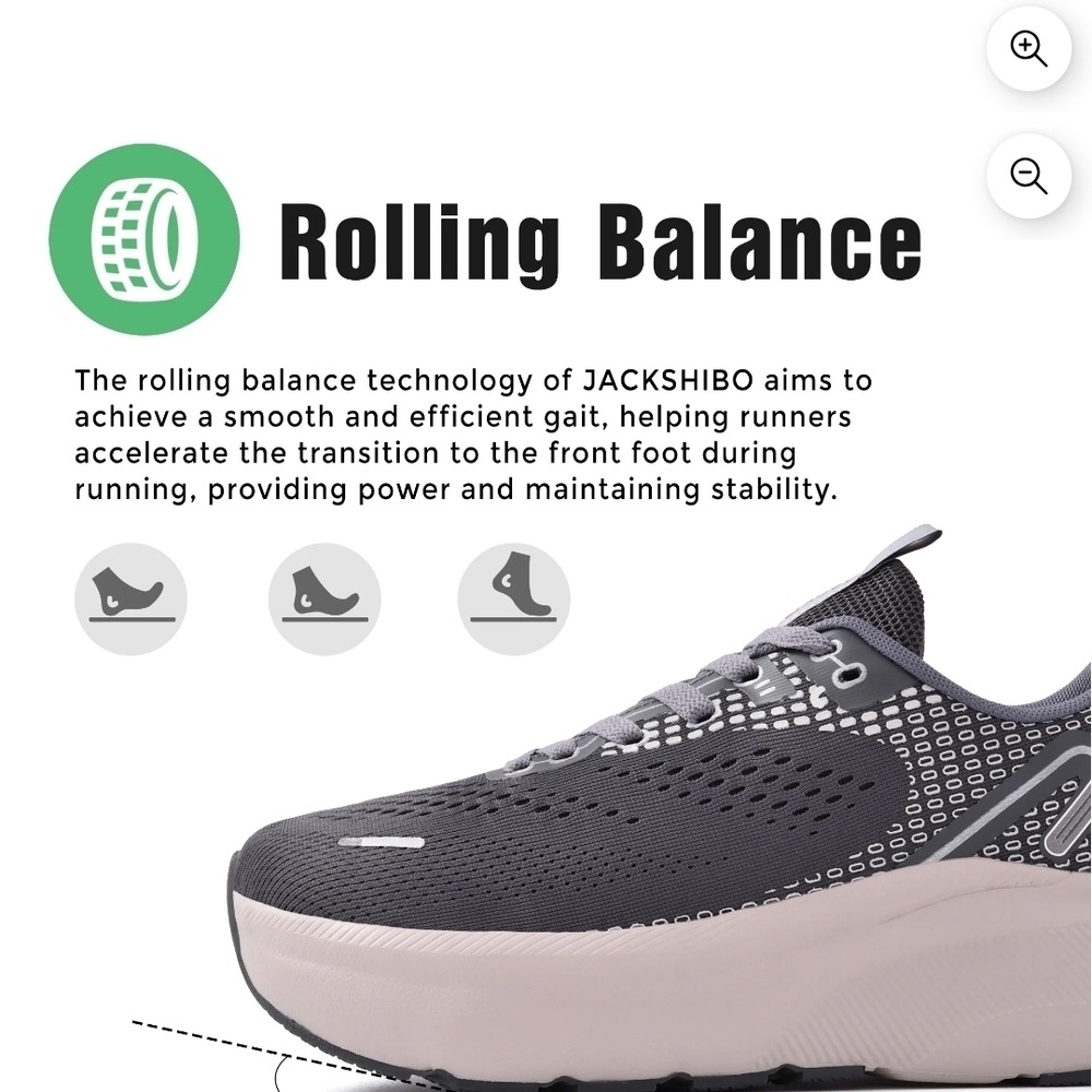 Women Wide-Toe Shoes Arch Support Wide Width Sneakers for Running Athletic M42 - Picture 2 of 16